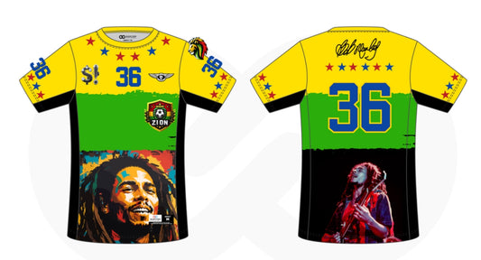 Bob Marley “ In Zion “ Soccer Jersey